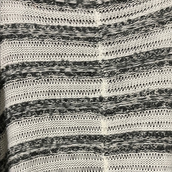 Cato Black and White Striped Cardigan Medium - Picture 12 of 14
